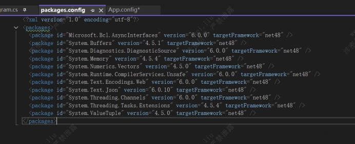 packages.config